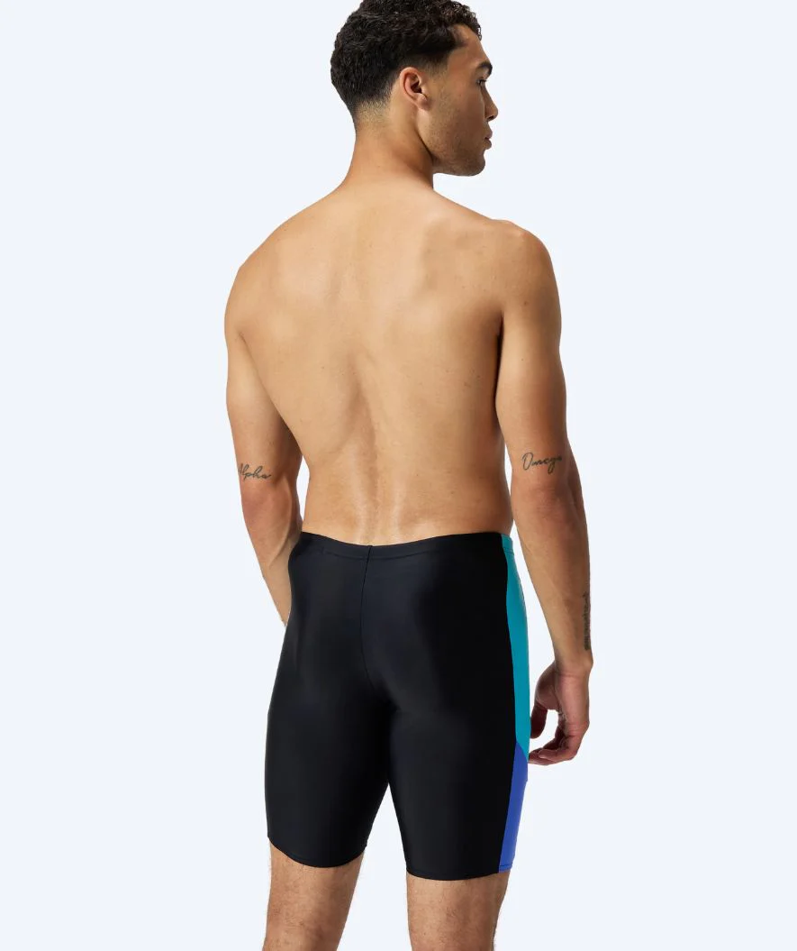Speedo lange Badehose für Herren - Dive - Schwarz/Hellblau - Image 2