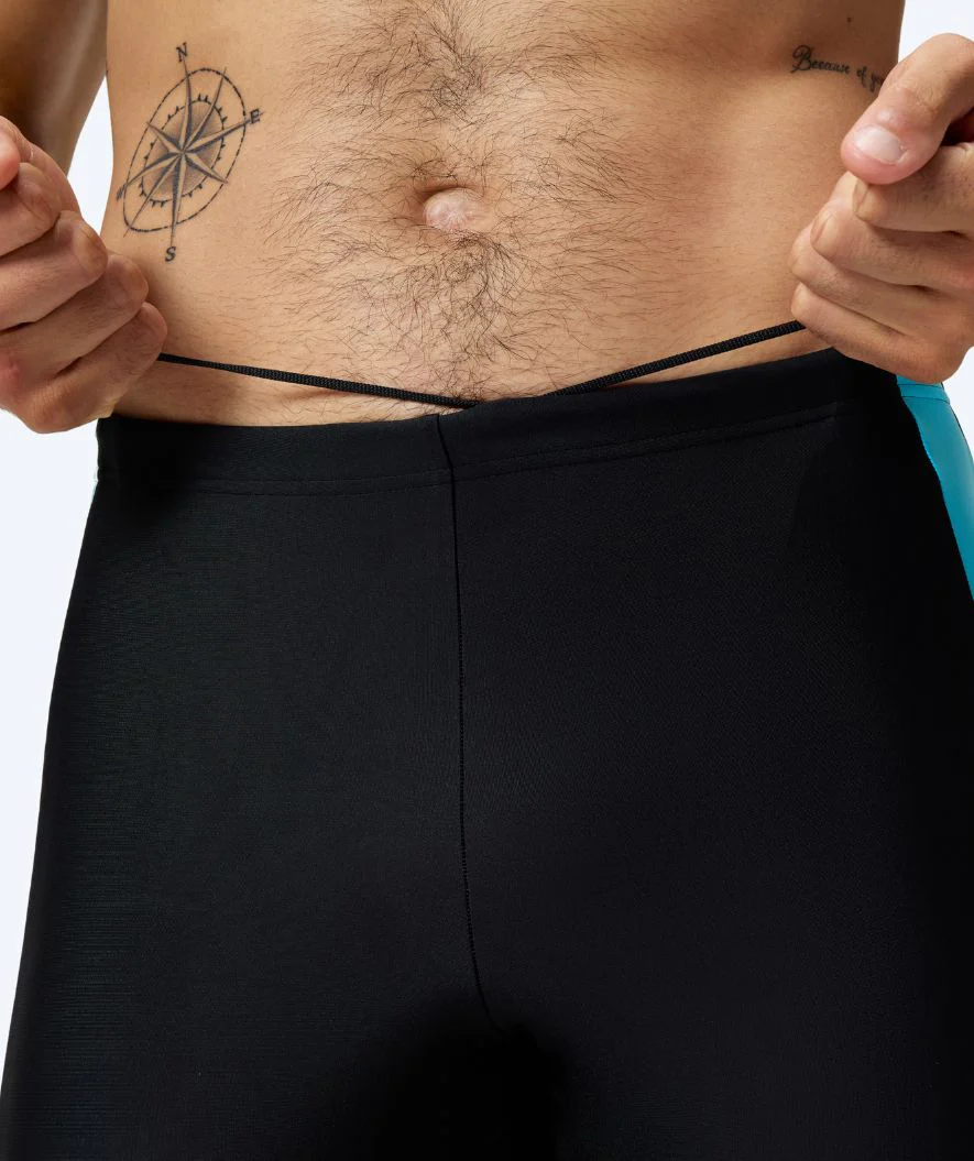 Speedo lange Badehose für Herren - Dive - Schwarz/Hellblau - Image 4