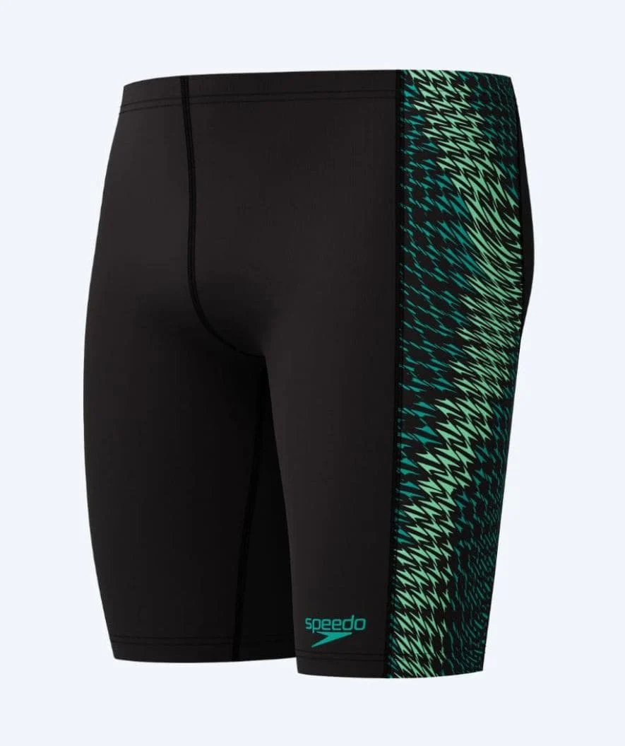 Speedo lange Badehose für Herren - Endurance Max Tech Pannel - Schwarz/Grün - Image 8