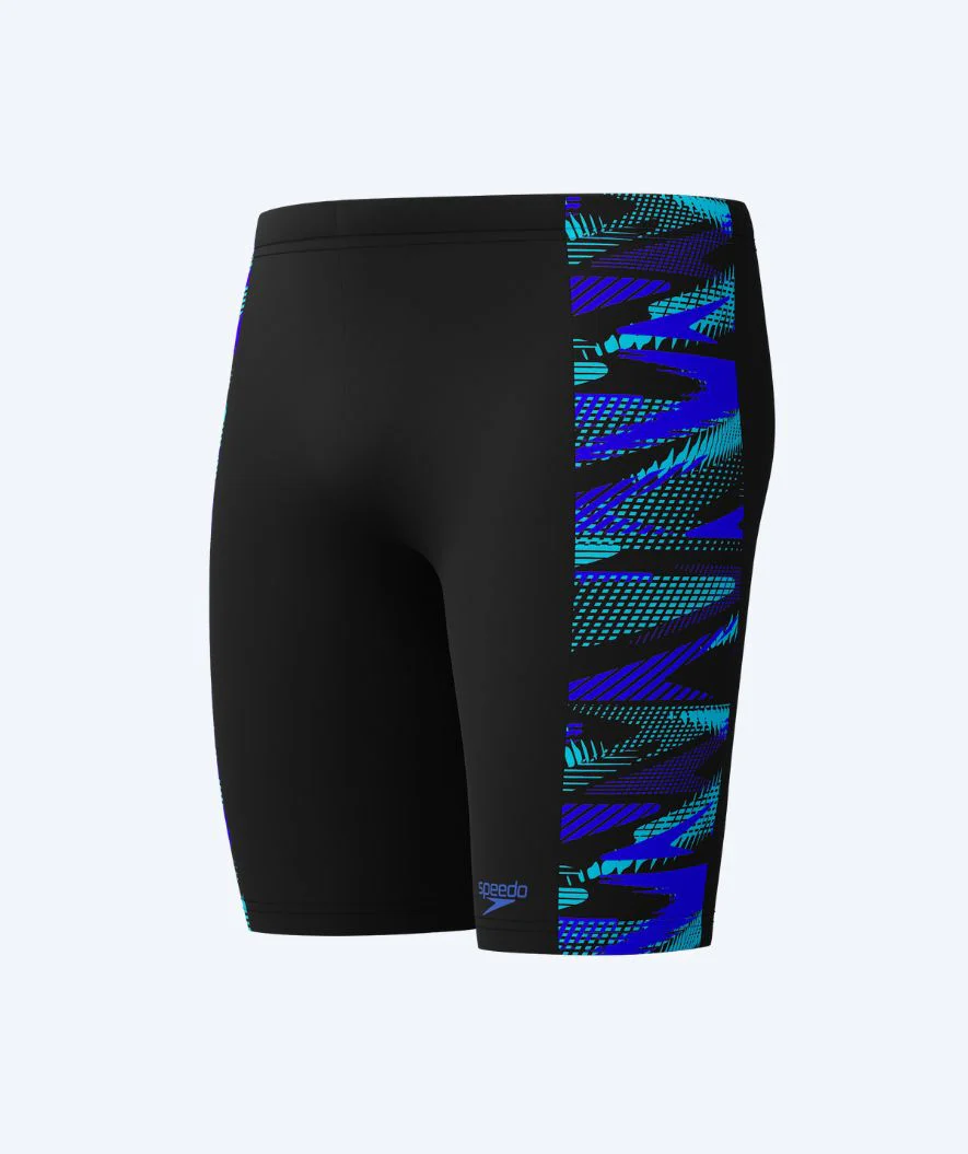 Speedo lange Badehose für Herren - Hyperboom Panel - Schwarz/Donkerblau - Image 6