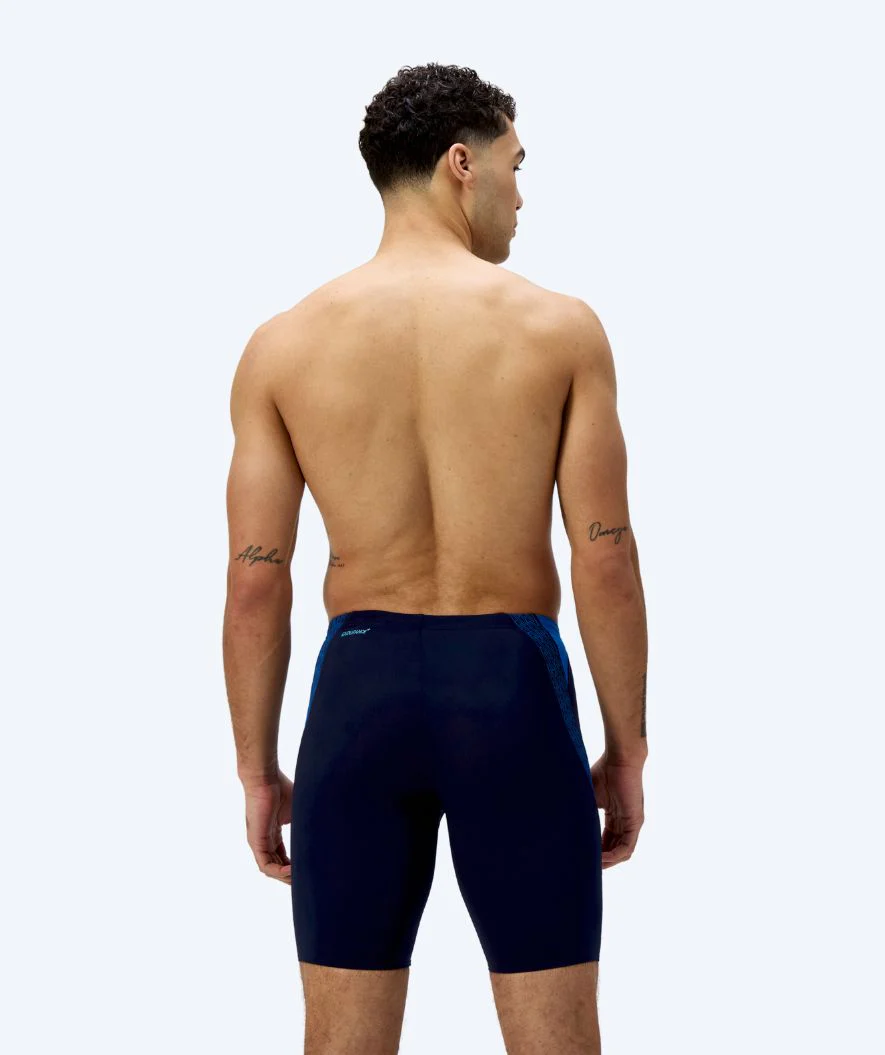 Speedo lange Badehose für Herren - Hyperboom Splice - Donkerblau/Blau - Image 2