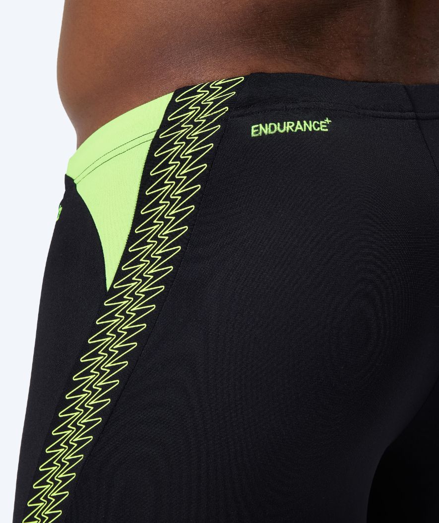Speedo lange Badehose für Herren - Hyperboom Splice - Schwarz/Gelb - Image 6