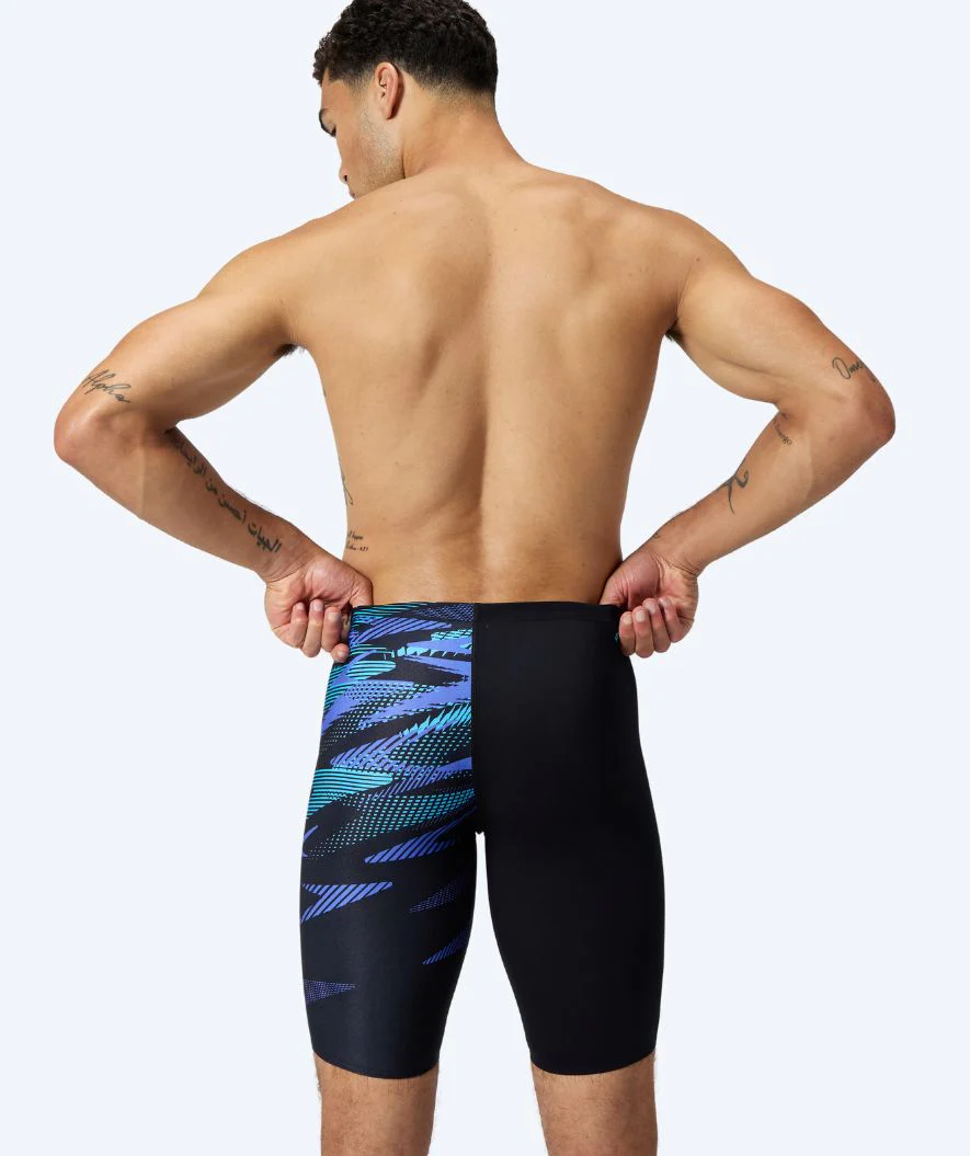 Speedo lange Badehose für Herren - Hyperboom V-Cut - Schwarz/Blau - Image 2