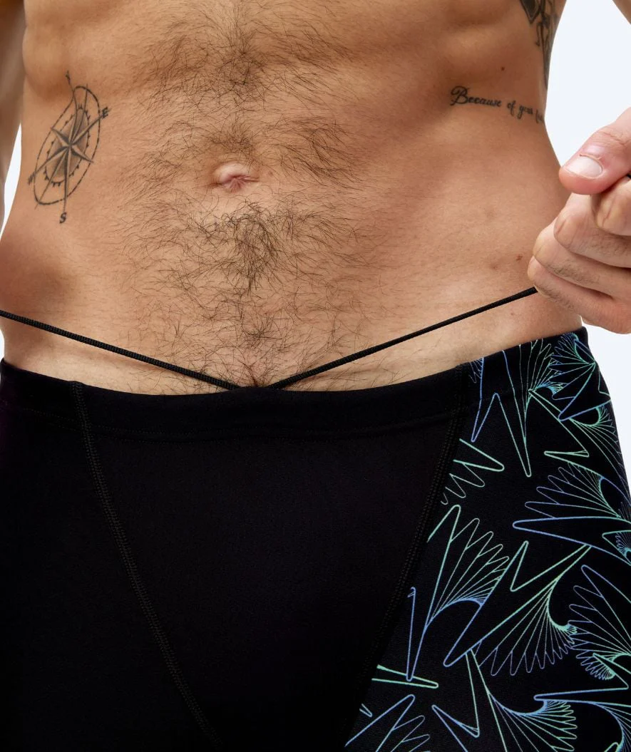 Speedo lange Badehose für Herren - Hyperboom V-Cut - Schwarz/Grün - Image 6