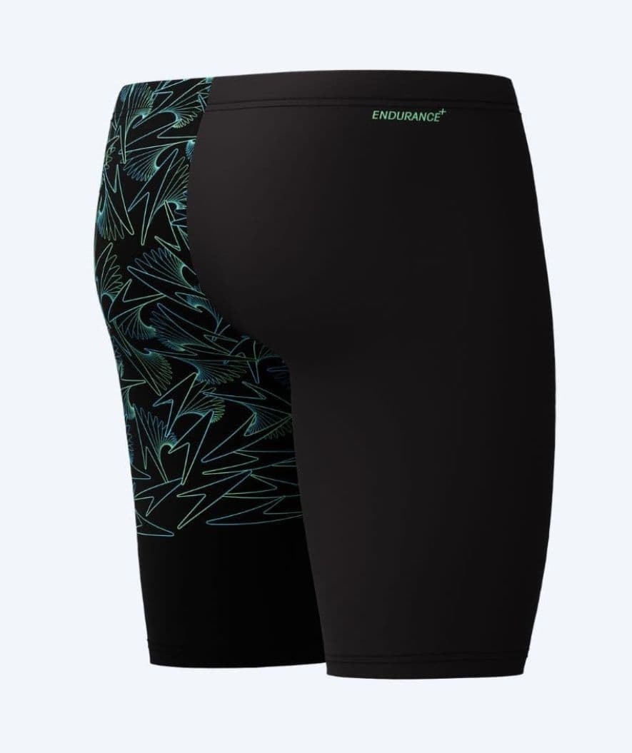 Speedo lange Badehose für Herren - Hyperboom V-Cut - Schwarz/Grün - Image 9