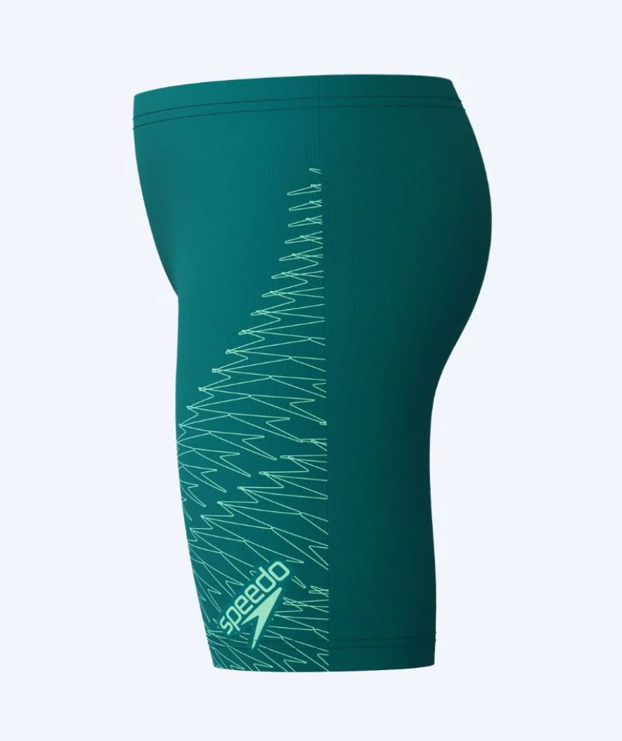Speedo lange Badehose für Jungen - Medley Logo - Grün - Image 3