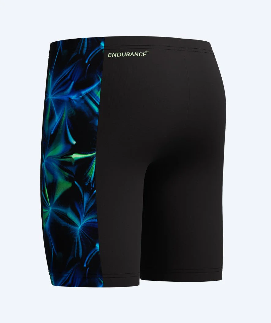 Speedo lange Badehose für Jungen - Print Panel - Schwarz/Grün - Image 2
