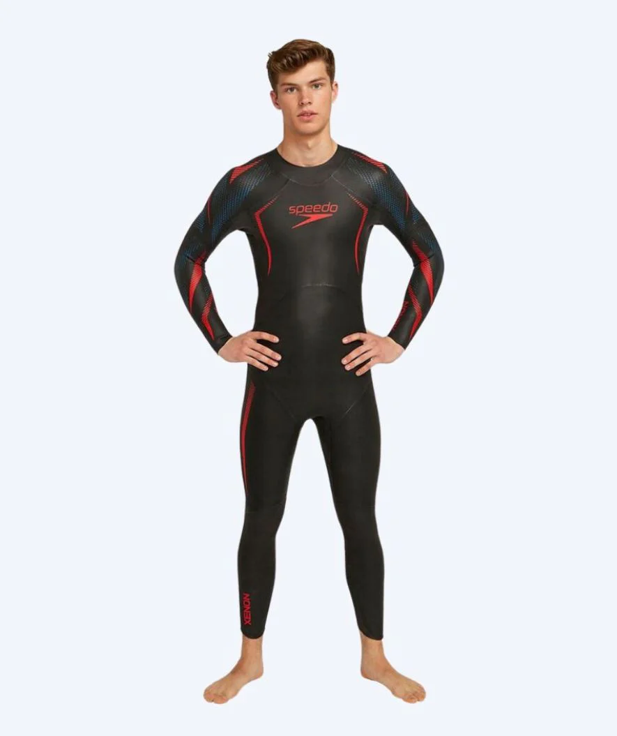 Speedo Neoprenanzug für Herren - Xenon - Schwarz/Rot