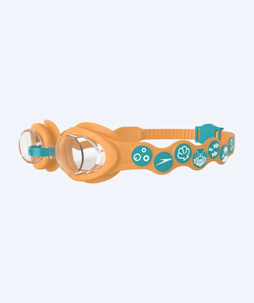 Speedo Schwimmbrille für Kinder (3-6) - Infant Spot - Orange/Grün - Image 2
