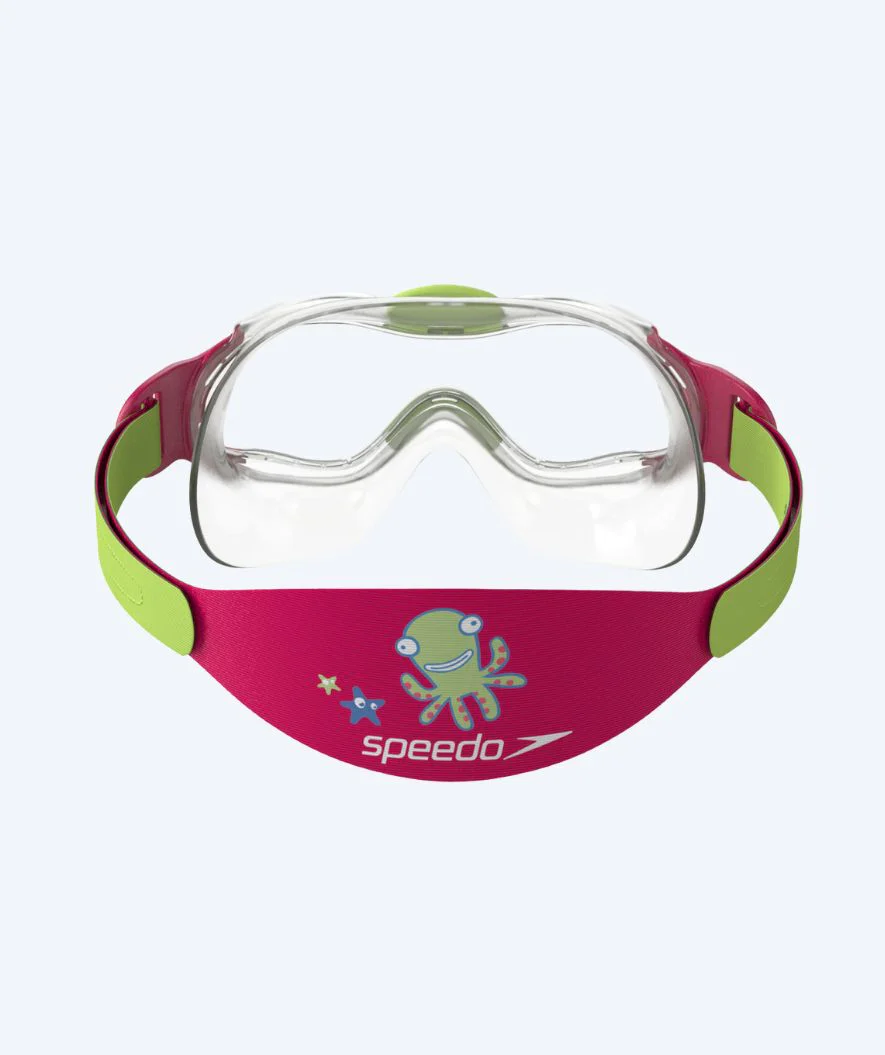 Speedo Schwimmbrille für Kinder (2-6) - Sea Squad Mask - Klar/Rosa - Image 3