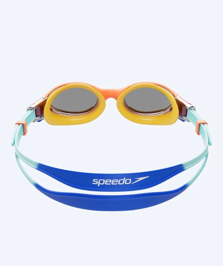 Speedo Schwimmbrille für Kinder (6-14) - Biofuse 2.0 Mirror - Orange/Donkerblau - Image 2