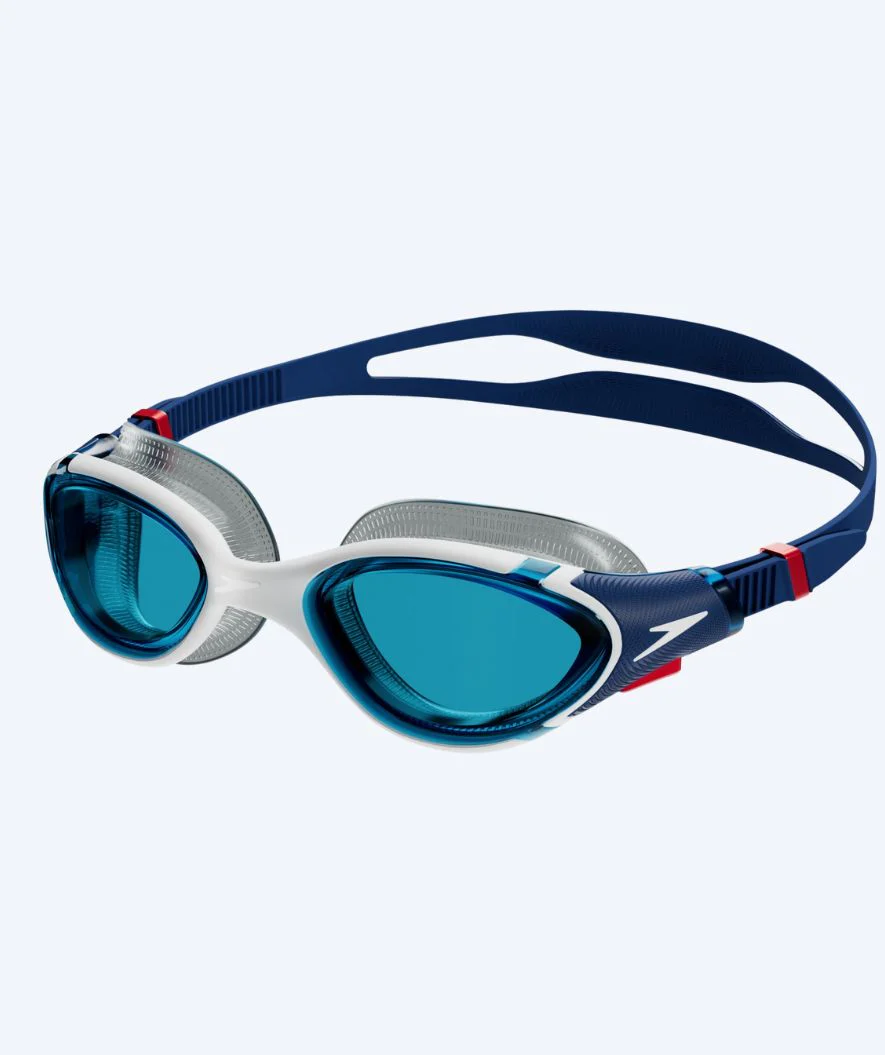 Speedo Schwimmbrille für Freizeitschwimmer - Biofuse 2.0 - Blau (Smoke Scheiben)