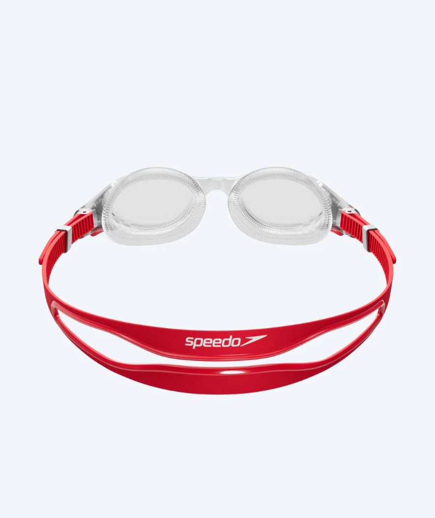 Speedo Schwimmbrille für Freizeitschwimmer - Biofuse 2.0 - Rot/Klar - Image 2