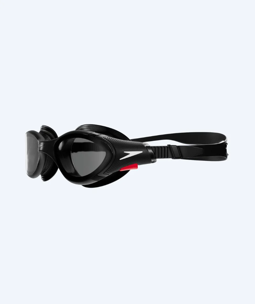 Speedo Schwimmbrille für Freizeitschwimmer - Biofuse Flexiseal - Schwarz (Smoke Scheiben) - Image 2
