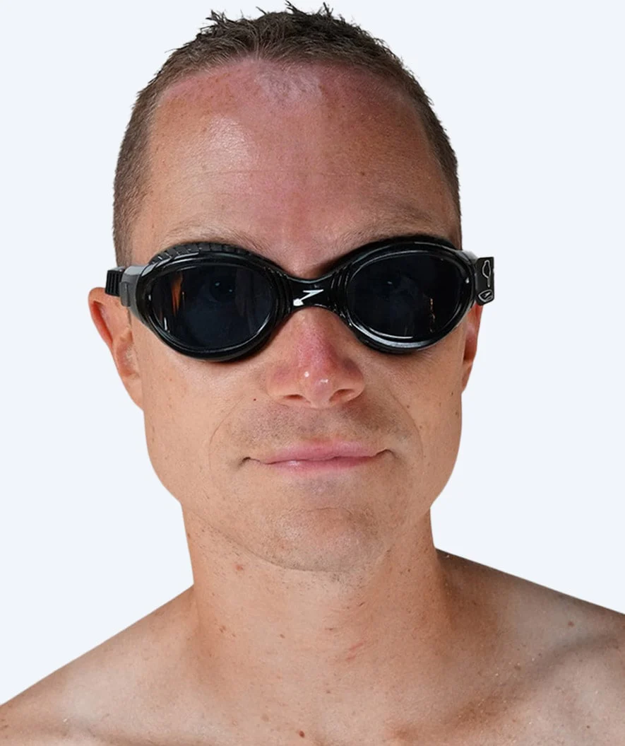 Speedo Schwimmbrille für Freizeitschwimmer - Biofuse Flexiseal - Schwarz (Smoke Scheiben) - Image 3