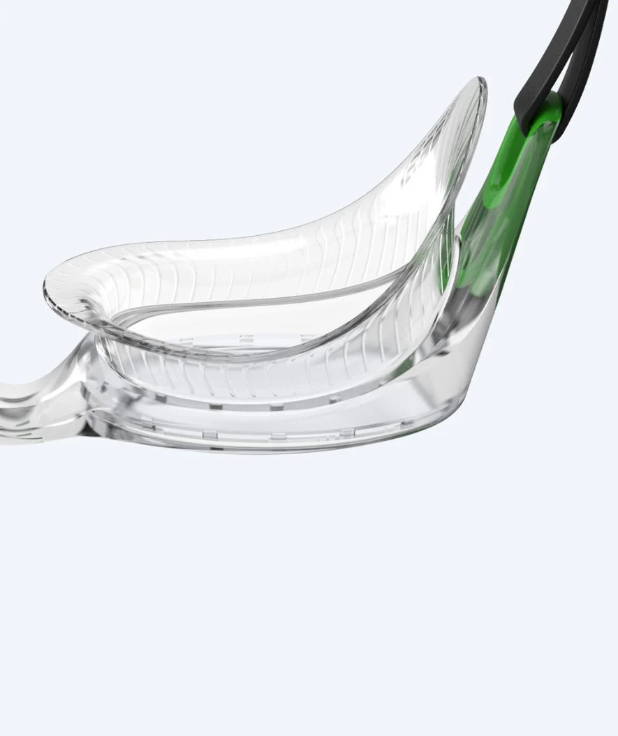 Speedo Schwimmbrille für Freizeitschwimmer - Futura Classic - Grün/Klar - Image 4
