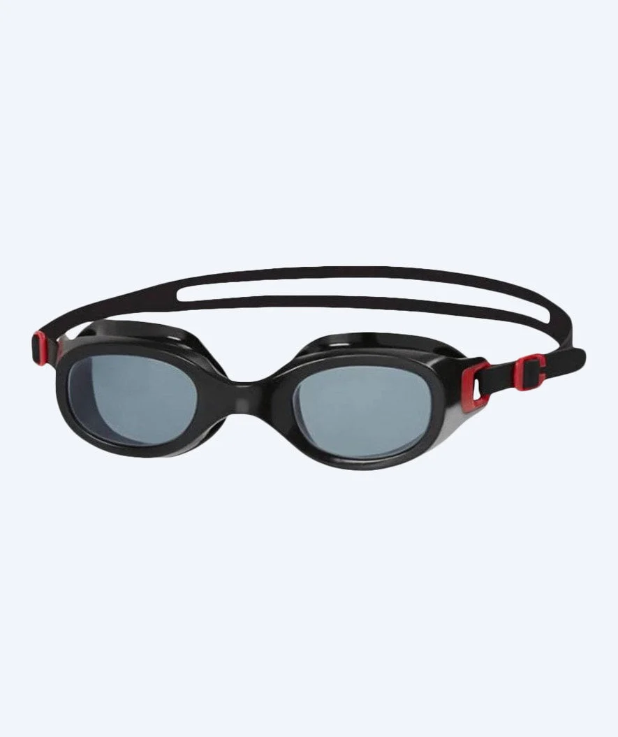 Speedo Schwimmbrille für Freizeitschwimmer - Futura Classic - Rot (Smoke Scheiben)
