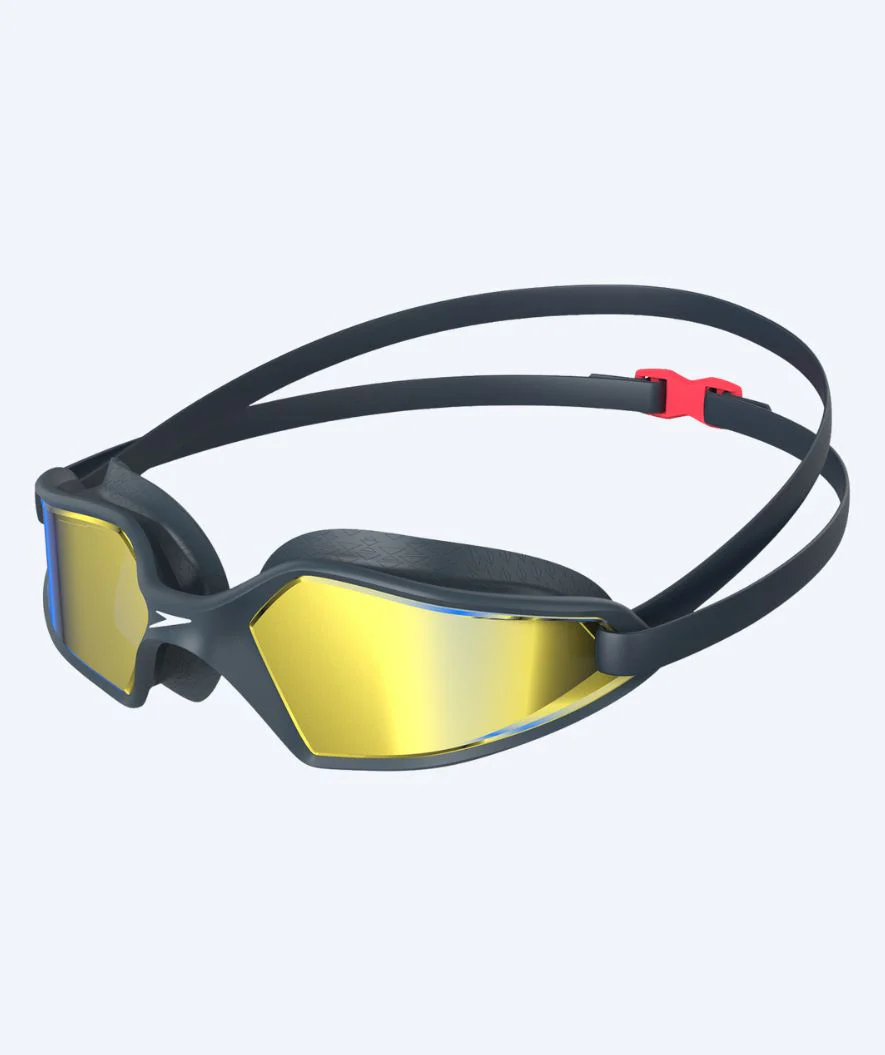 Speedo Schwimmbrille für Freizeitschwimmer - Hydropulse - Marineblau/Gold (Mirror Scheiben) - Image 2