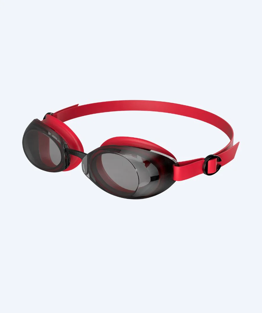 Speedo Schwimmbrille für Freizeitschwimmer - Jet 2.0 - Rot (Smoke Scheiben)