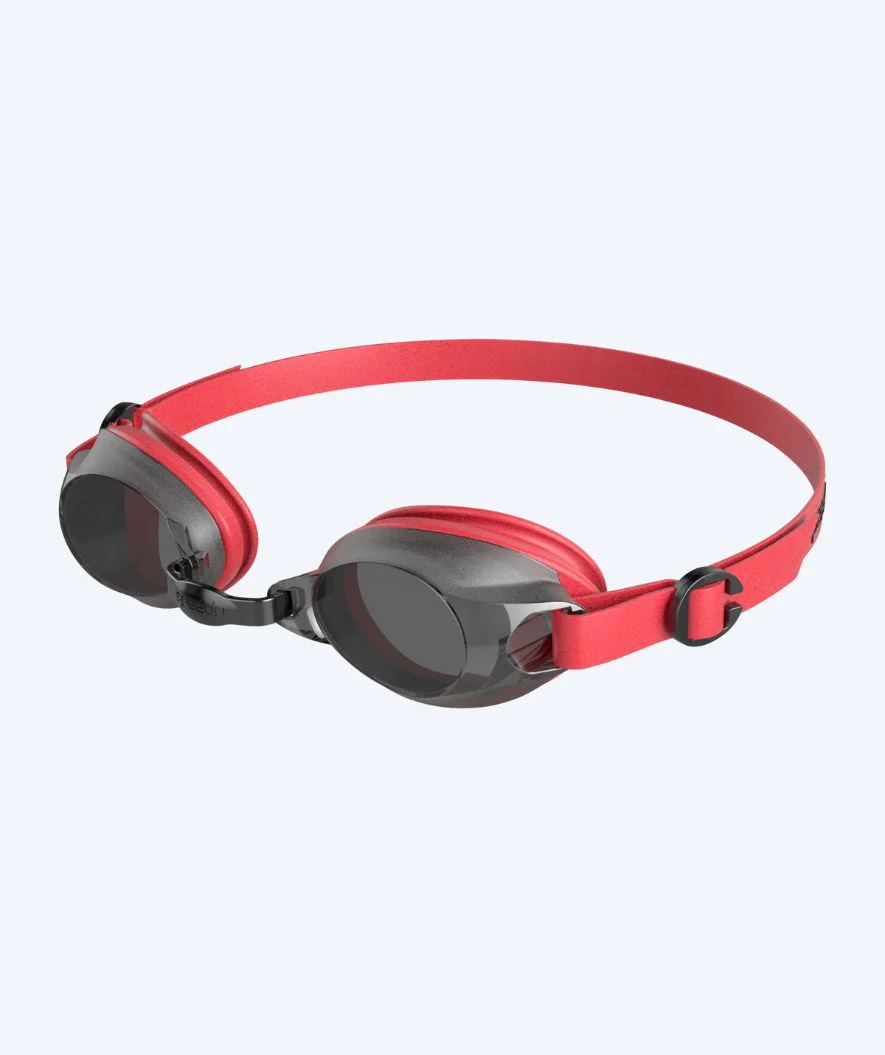 Speedo Schwimmbrille für Freizeitschwimmer - Jet - Rot (Smoke Scheiben)