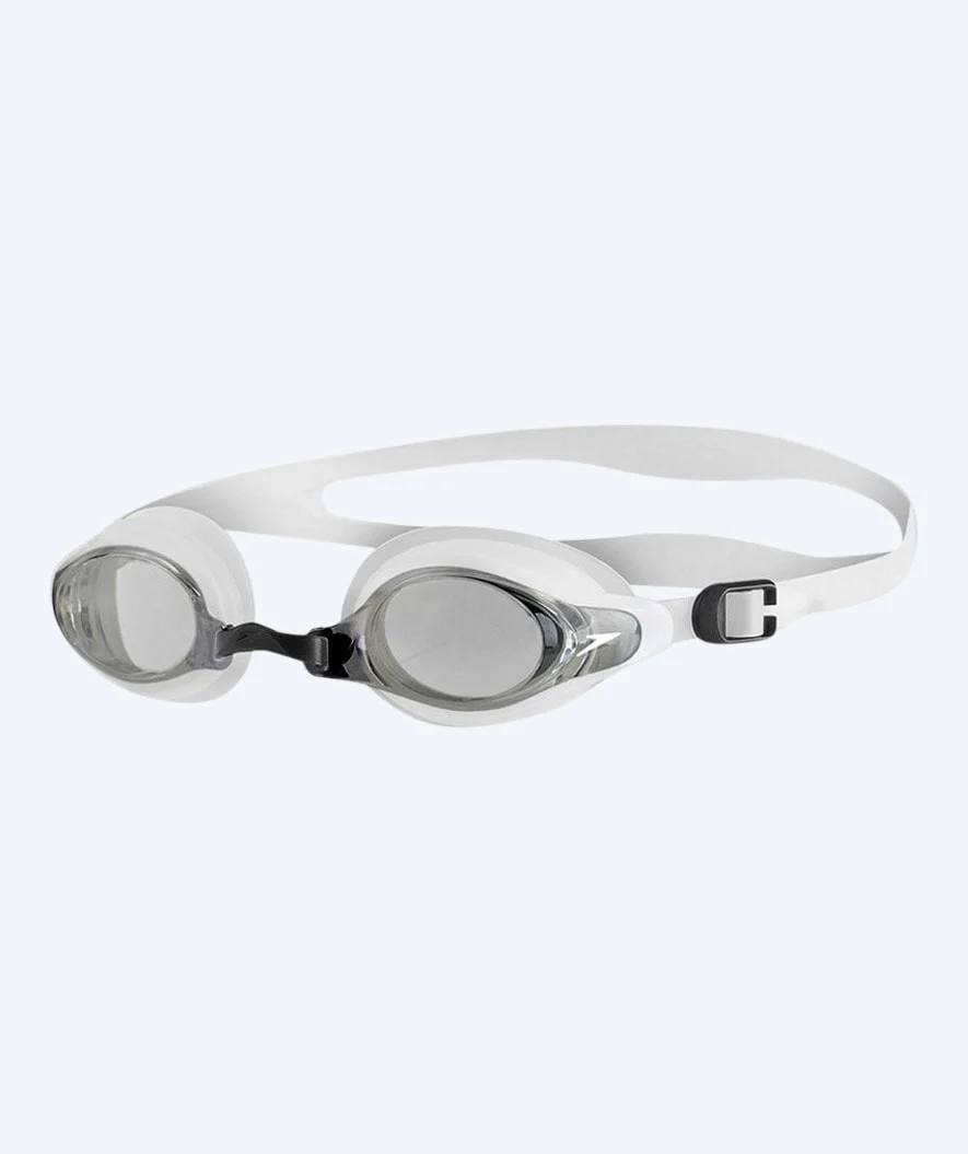 Speedo Schwimmbrille für Freizeitschwimmer - Mariner Supreme - Schwarz/Weiß (Smoke Scheiben)