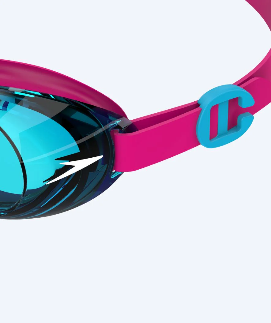 Speedo Schwimmbrille für Kinder (6-14) - Jet 2.0 - Hellrosa/Blau - Image 4