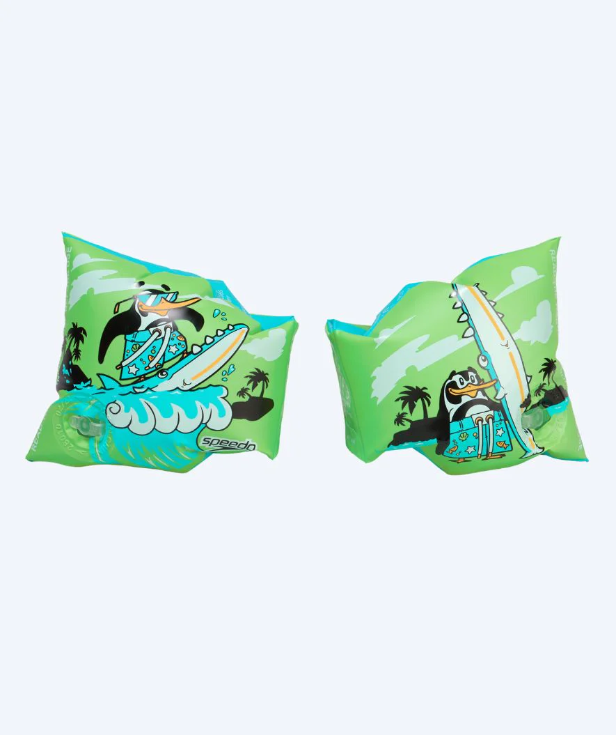 Speedo Schwimmflügel für Kinder (2-6) - Character Printed - Grün/Blau