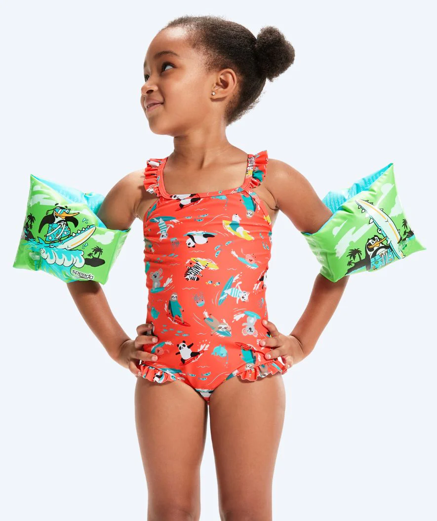 Speedo Schwimmflügel für Kinder (2-6) - Character Printed - Grün/Blau - Image 2