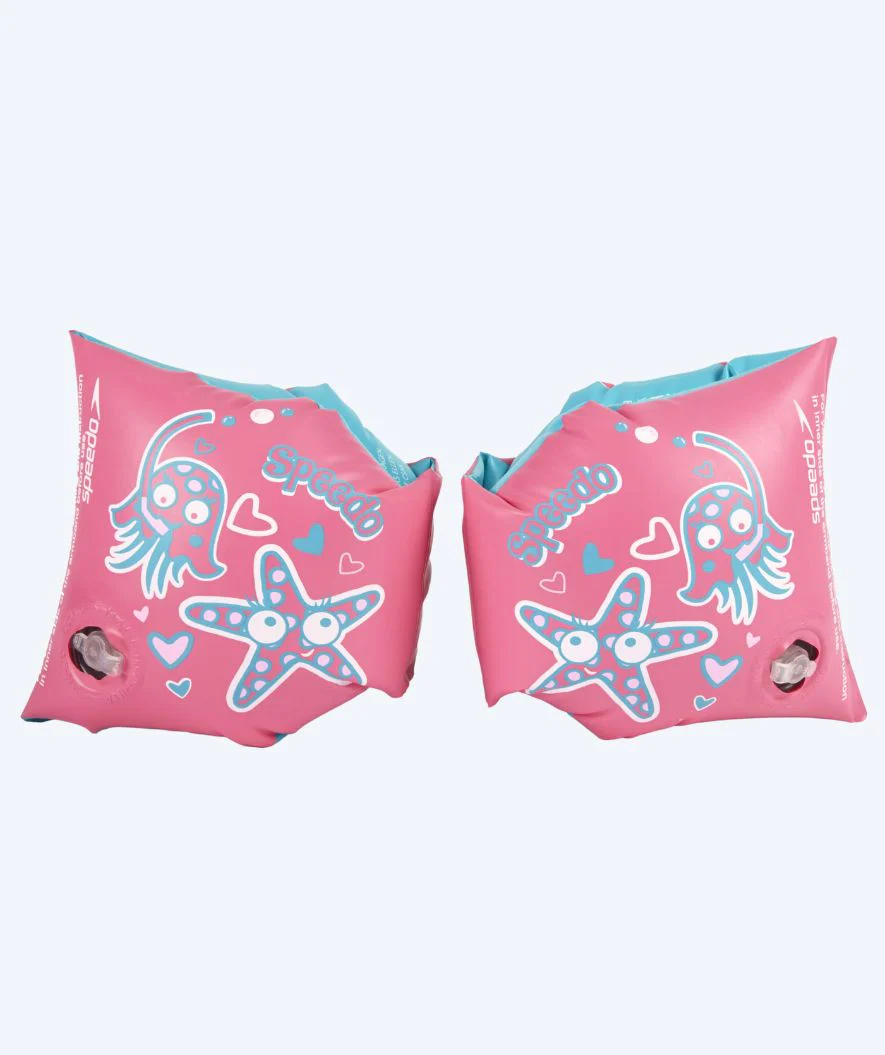 Speedo Schwimmflügel für Kinder (2-6) - Sea Squad - Rosa/Blau