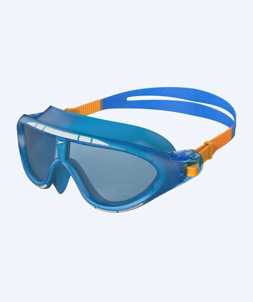 Speedo Schwimmmaske für Junioren (6-12) - Biofuse Rift - Blau/Klar
