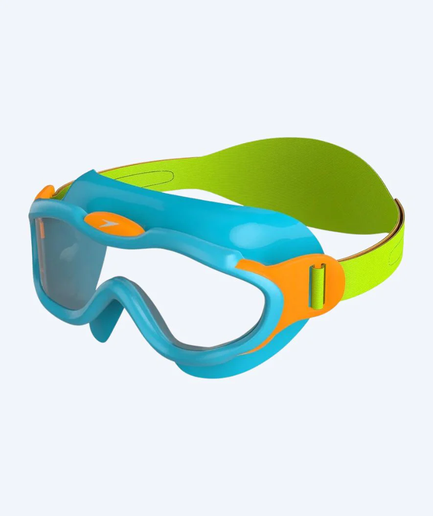 Speedo Schwimmmaske für Kinder (2-6) - Biofuse 2.0 - Grün/Orange