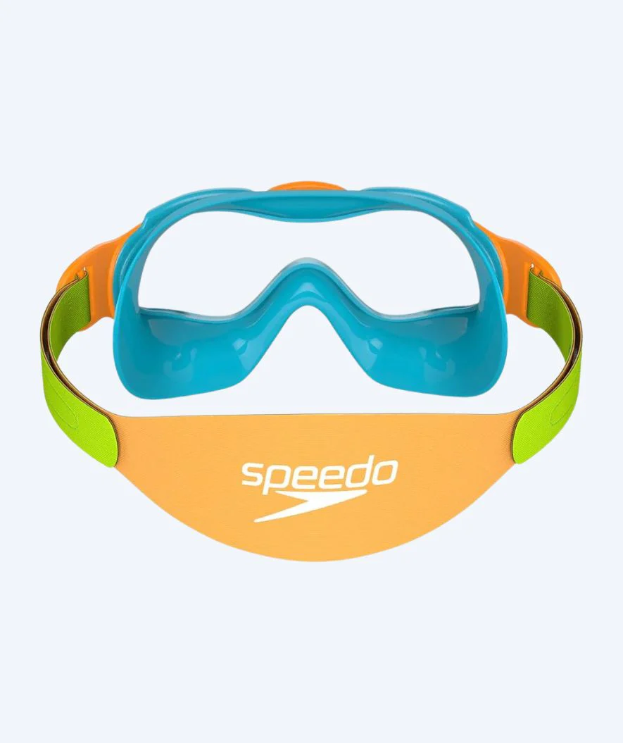 Speedo Schwimmmaske für Kinder (2-6) - Biofuse 2.0 - Grün/Orange - Image 3