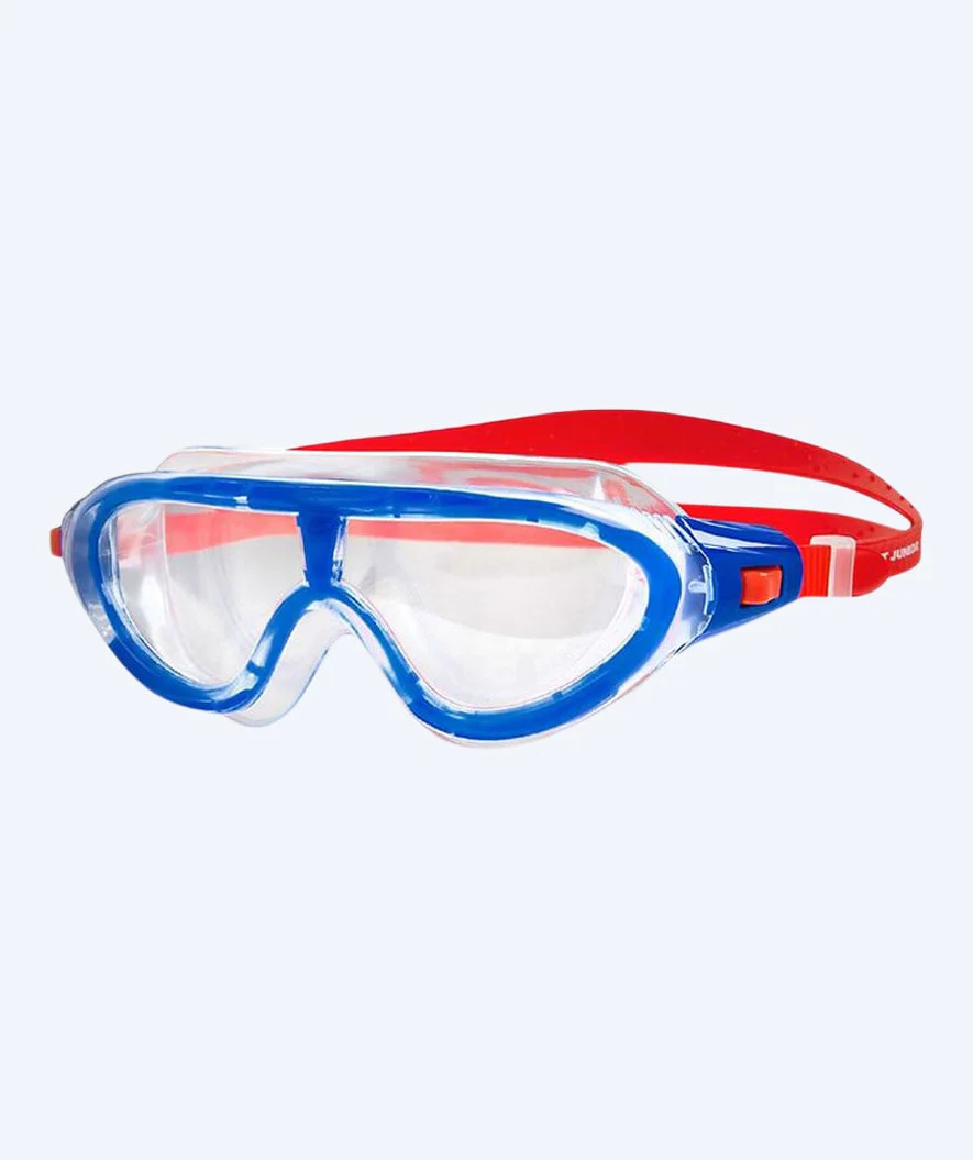 Speedo Schwimmmaske für Kinder (6-14) - Rift - Hellblau/Rot