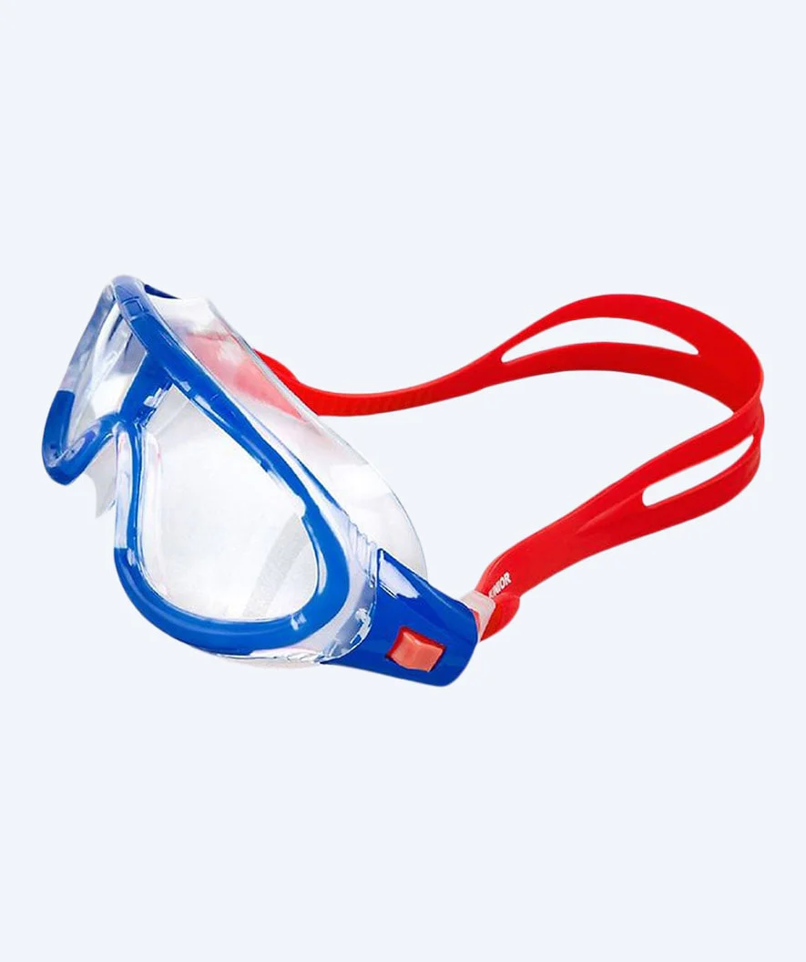 Speedo Schwimmmaske für Kinder (6-14) - Rift - Hellblau/Rot - Image 2