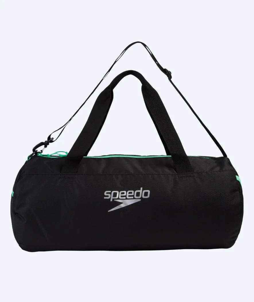Speedo Wasserabweisender Duffel Bag - Schwarz/Grün