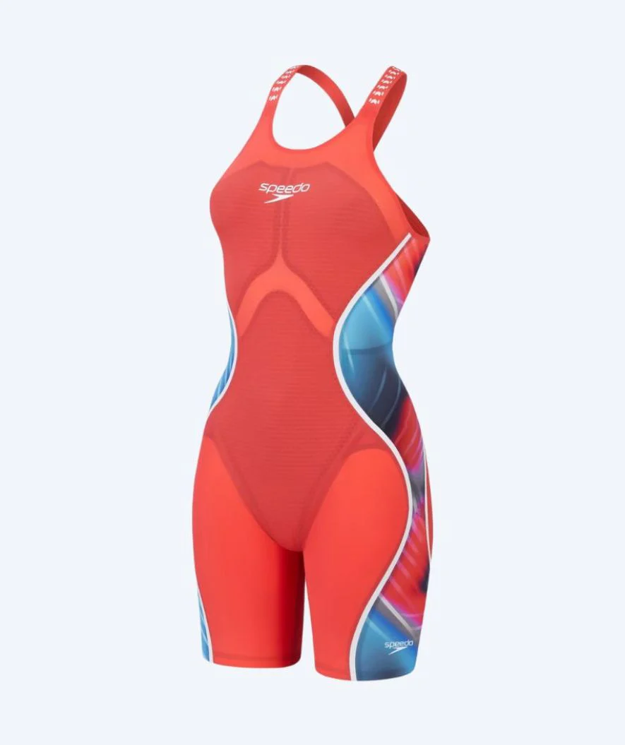 Speedo Wettkampf Badeanzug für Damen - LZR Pure Intent 2.0 - Rot/Lila - Image 4