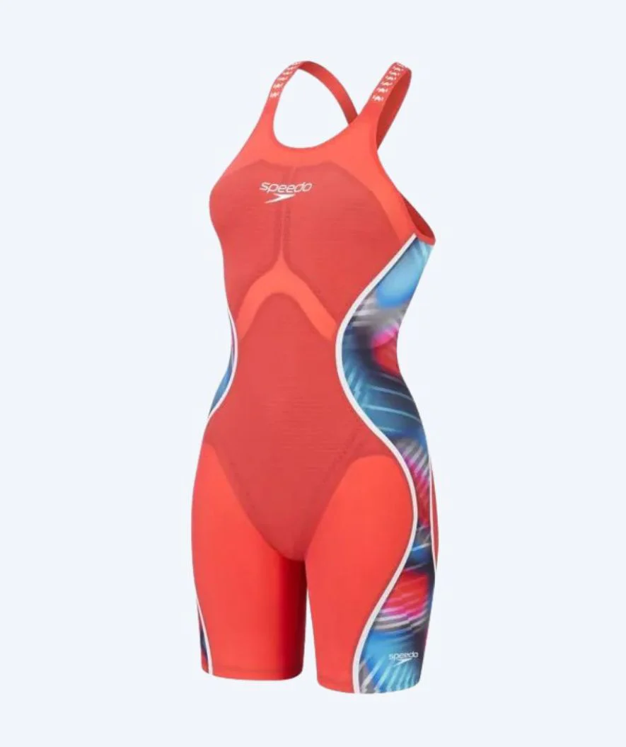 Speedo Wettkampf Badeanzug für Damen - LZR Pure Intent 2.0 - Rot/Mehrfarbig - Image 4