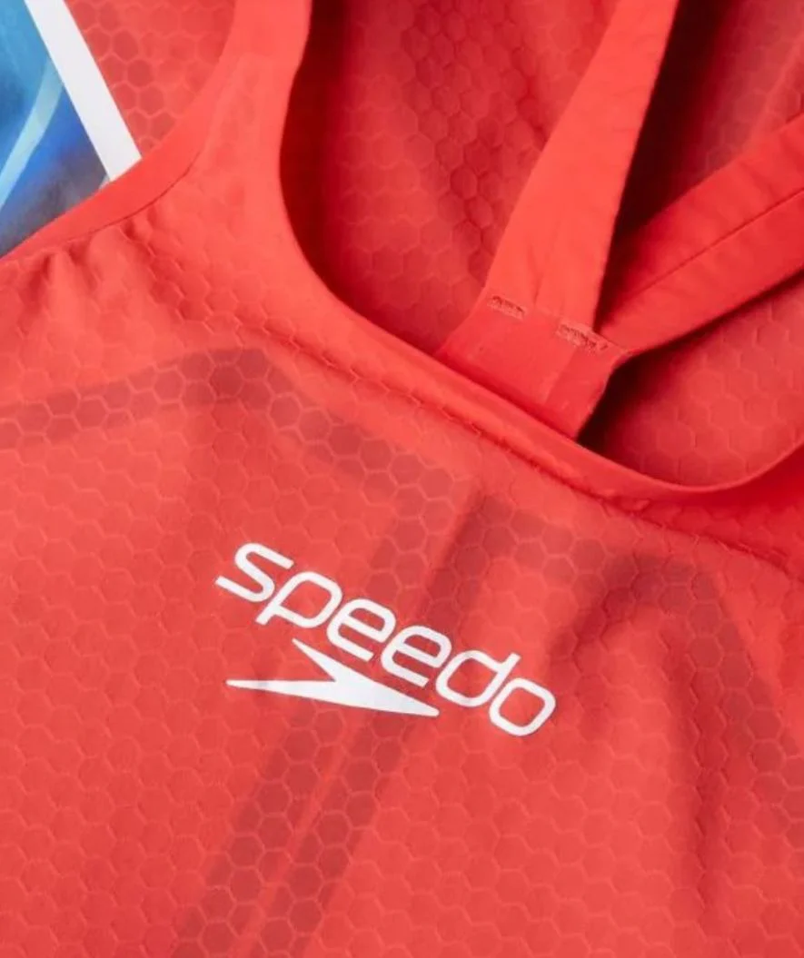 Speedo Wettkampf Badeanzug für Damen - LZR Pure Intent 2.0 - Rot/Mehrfarbig - Image 6