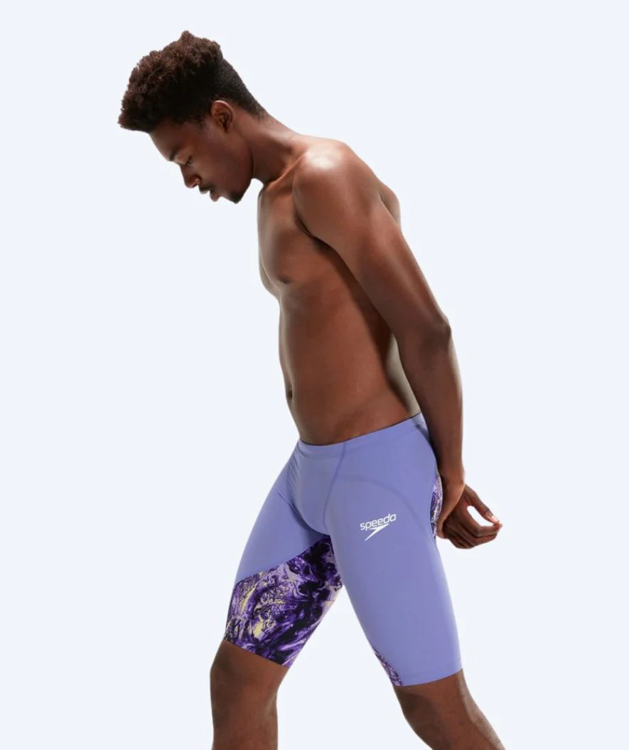 Speedo Wettkampf Badehose für Herren - LZR Ignite - Lila/Gelb - Image 4