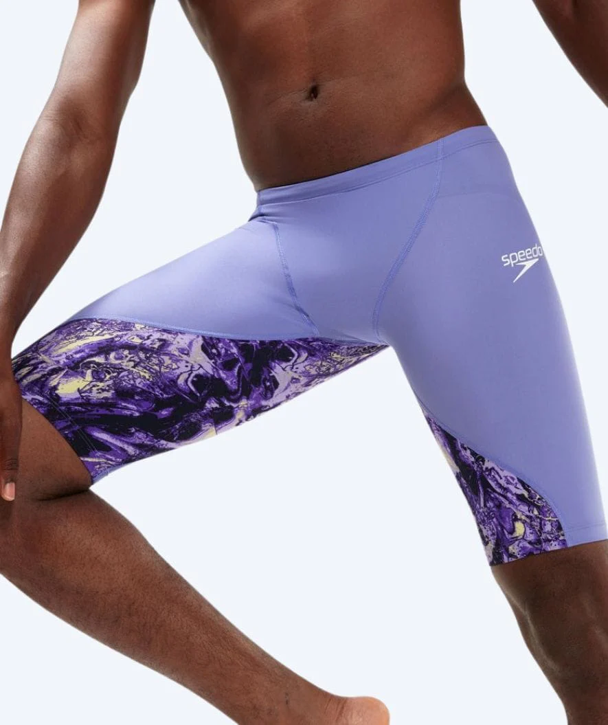 Speedo Wettkampf Badehose für Herren - LZR Ignite - Lila/Gelb - Image 5