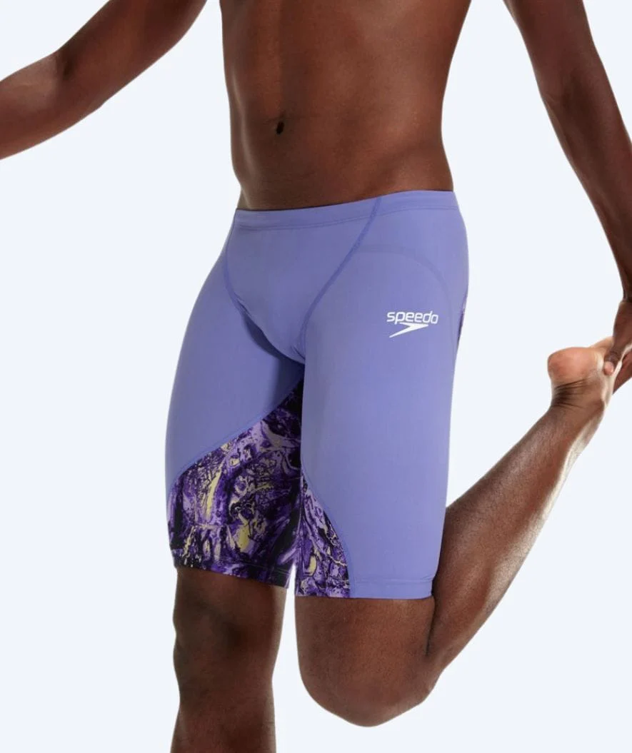 Speedo Wettkampf Badehose für Herren - LZR Ignite - Lila/Gelb - Image 6