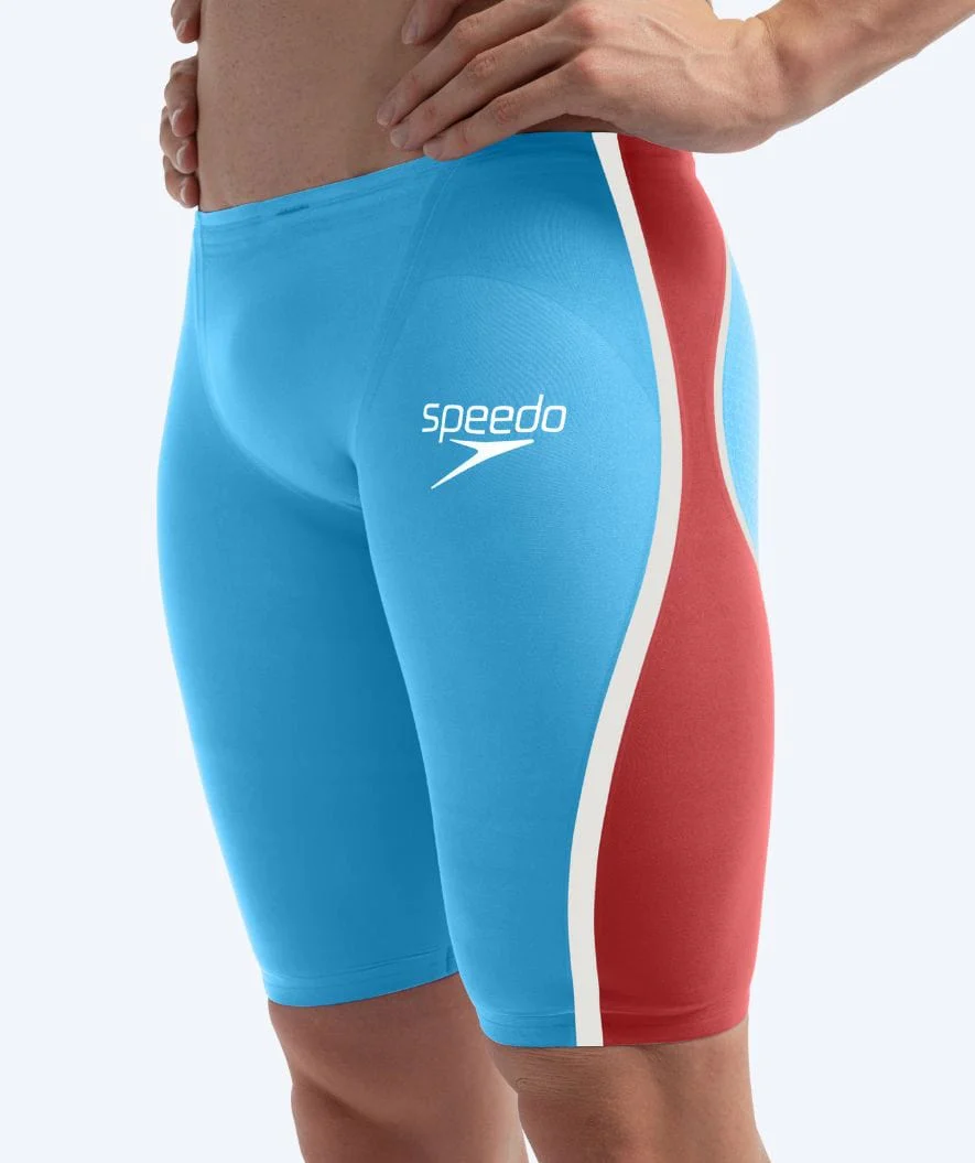 Speedo Wettkampf Badehose für Herren - LZR Pure Intent 2.0 - Blau/Rot - Image 3