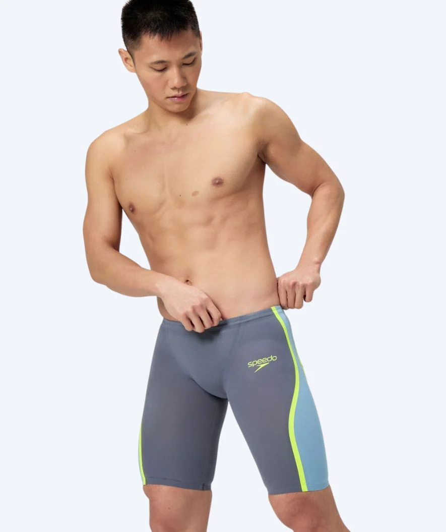 Speedo Wettkampf Badehose für Herren - LZR Pure Intent 2.0 - Grau/Gelb - Image 4