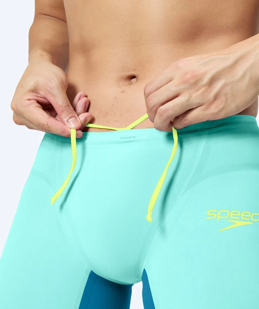 Speedo Wettkampf Badehose für Herren - LZR Pure Valor 2.0 - Hellblau/Donkerblau - Image 4