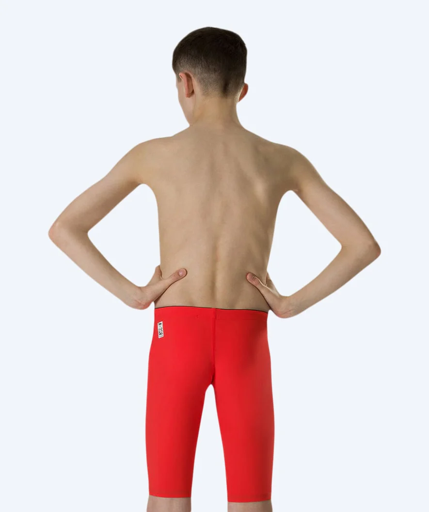 Speedo Wettkampf Badehose für Jungen - LZR Element - Rot/Silber (Limited 2026) - Image 2