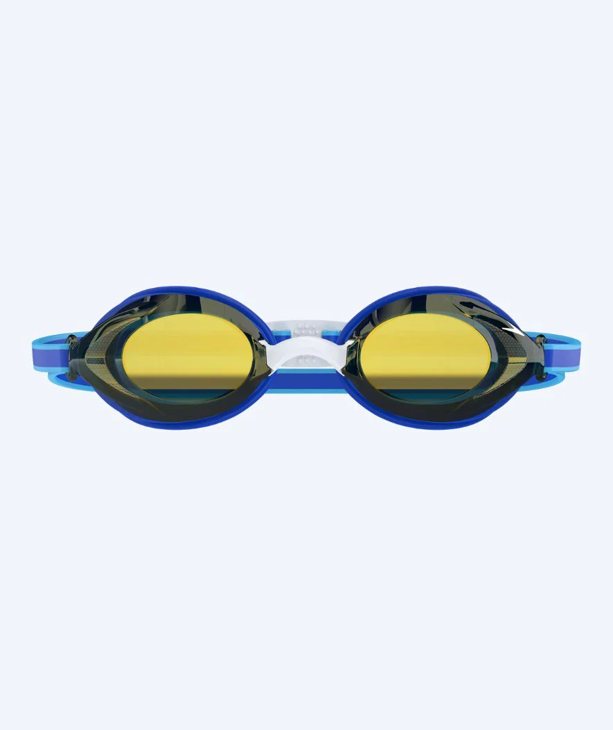Speedo Wettkampf Schwimbrille für Kinder (6-14) - Vanquisher 3.0 Mirrored - Blau/Gold - Image 5