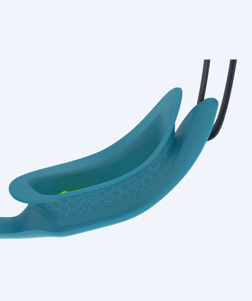 Speedo Wettkampf Schwimbrille für Kinder (6-14) - Hydropulse Mirror - Blau/Gelb - Image 3
