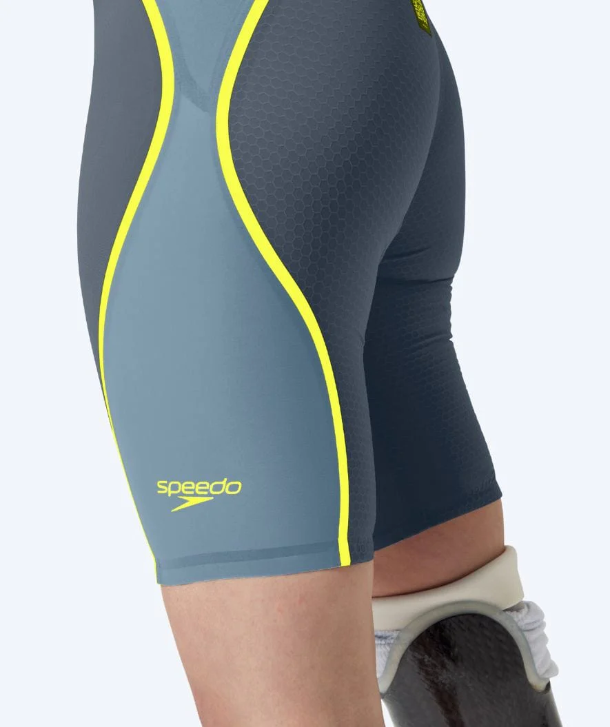 Speedo Wettkampf Badeanzug für Damen - LZR Pure Intent 2.0 - Grau/Gelb - Image 7