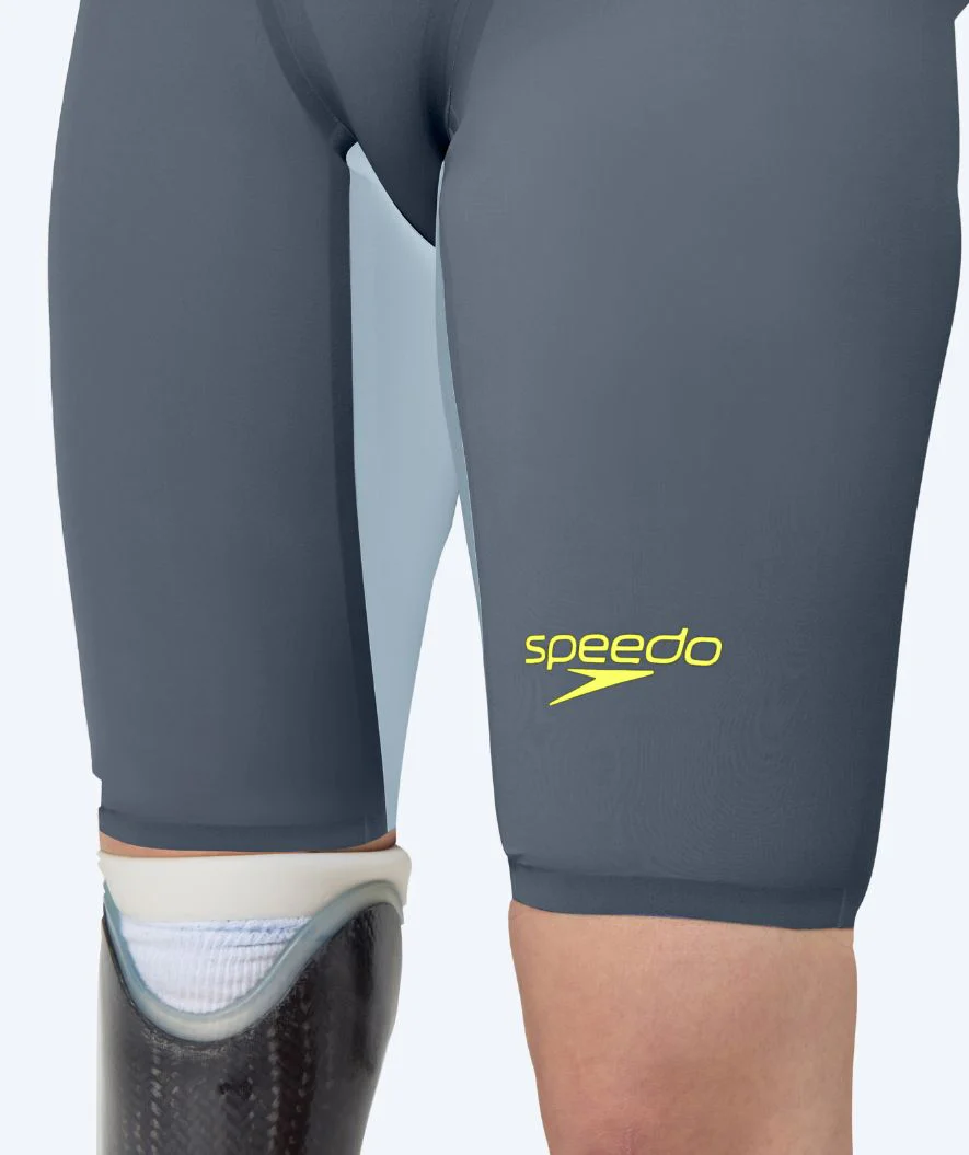 Speedo Wettkampf Badeanzug für Damen - LZR Pure Valor 2.0 - Grau/Gelb - Image 7
