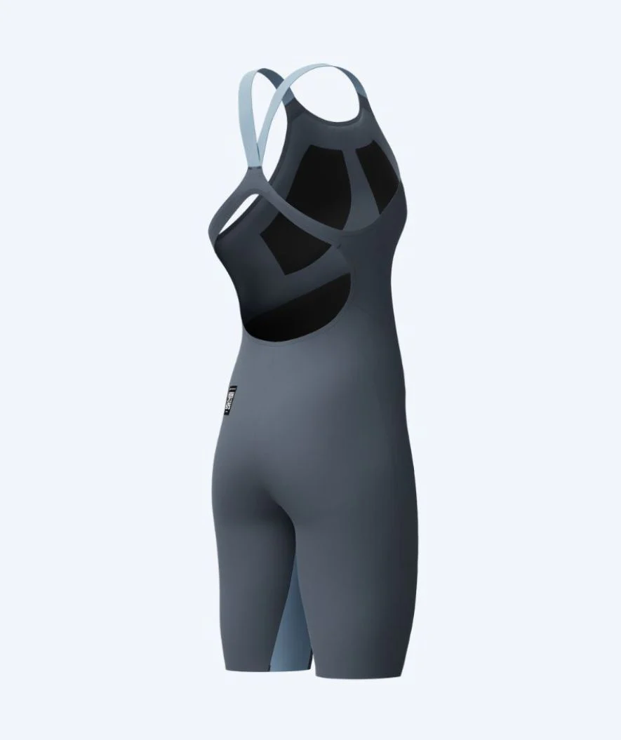 Speedo Wettkampf Badeanzug für Damen - LZR Pure Valor 2.0 - Grau/Gelb - Image 9